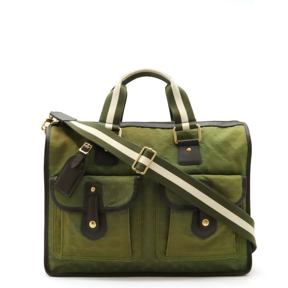 LOUIS VUITTON Monogram Sac Marie Kate Shoulder Bag Canvas Leather TST Khaki ⭐ - Picture 2 of 9